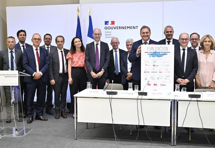 Signature du plan d'action pour la filière ferroviaire