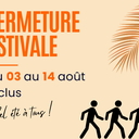 Fermeture estivale UTPF